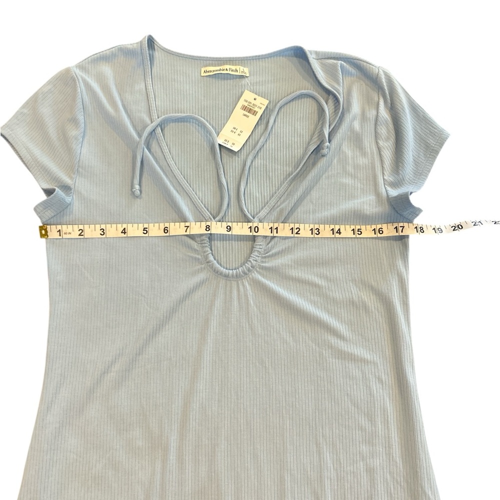 Abercrombie & Fitch Women’s Size Large Ribbed Mini Dress NWT - Picture 2 of 6